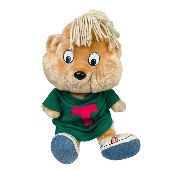 CBS | Toys | Vintage 983 Alvin And The Chipmunks Theodore Plush Toy Cbs ...